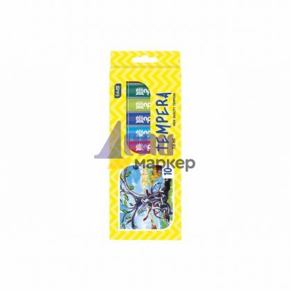 Темперни бои Educa В туба, 10 цвята, 10x7.5 ml