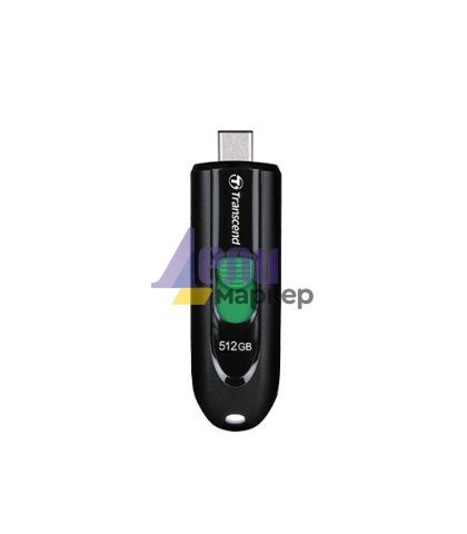 Памет Transcend 512GB, USB3.2, Pen Drive, Type-C, Capless, Black