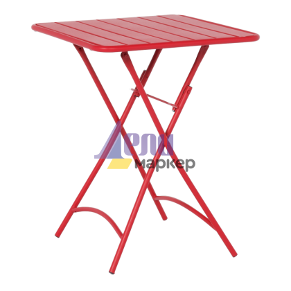 Сгъваема кетъринг маса OKENE - червена
