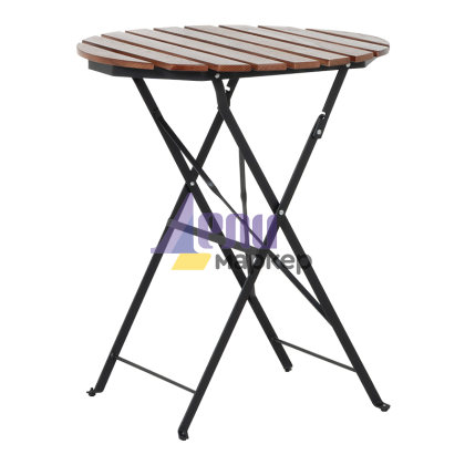 Сгъваема кетъринг маса KOKO - орех