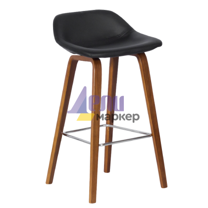 Бар стол Carmen 3088 - орех - черен