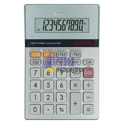 Калкулатор Sharp EL331ERB Настолен, 10-разряден