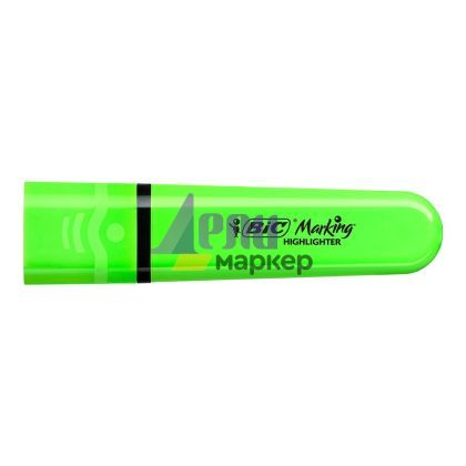 Текст маркер BiC Marking Neon Скосен връх 1.2-4.6 mm Зелен