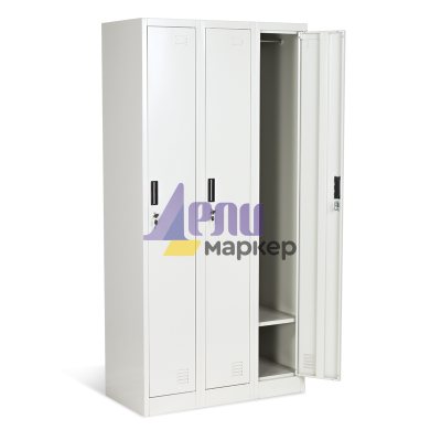 Метален шкаф Carmen CR-1242 L - сив