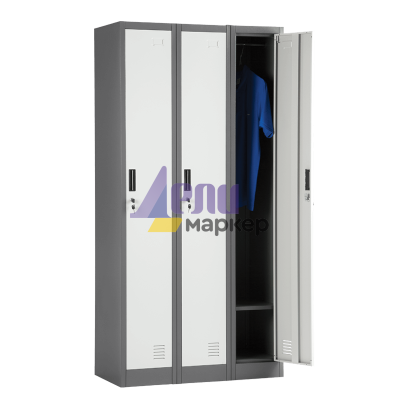 Метален шкаф Carmen CR-1242 Е L SAND - сив+графит