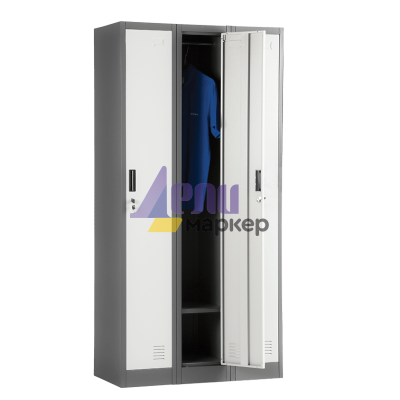 Метален шкаф Carmen CR-1242 Е L SAND - сив+графит