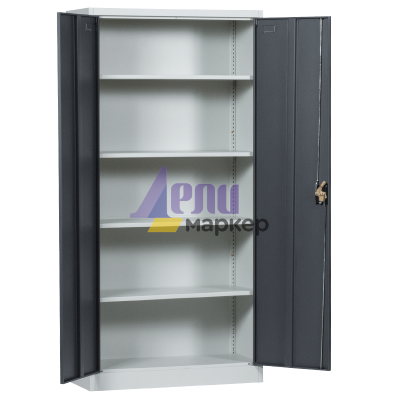 Метален шкаф Carmen CR-1235 EL SAND 90 - графит - сив