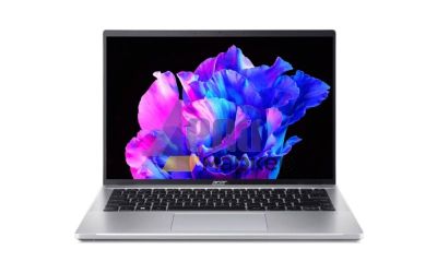 Лаптоп Acer Swift Go, SFG14-71-789E, Intel Core i7-1355U (3.7GHz up to 5.00 GHz, 12MB), 14" 2.8K OLED 400nit SlimBezel, Adobe&DCI-P3 100%, 16GB LPDDR5, 512GB PCIe SSD, Intel UMA, Micro SD, WIFI 6E BT 5.0 INTEL Killer CNVi, Backlit KB, Win 11 Home, Silver