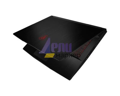 Лаптоп MSI Thin GF63 12UC, i5-12450H (8C/12T, 12 MB, up to 4.40 GHz), 15.6" FHD (1920x1080), 144Hz, IPS-Level, RTX 3050 4GB GDDR6 (Up to 1172.5MHz), 8GB DDR4 (3200MHz), 1TB NVMe SSD, Red Backlit Gaming KBD, NO OS, Black, 1.86 kg