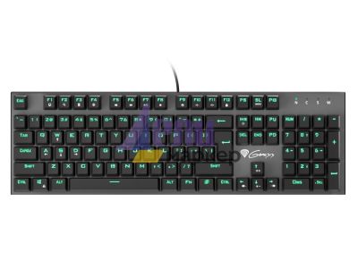 Клавиатура Genesis Mechanical Gaming Keyboard Thor 300 Green Backlight Outemu Blue Switch Us Layout