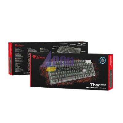 Клавиатура Genesis Mechanical Gaming Keyboard Thor 300 Green Backlight Outemu Blue Switch Us Layout