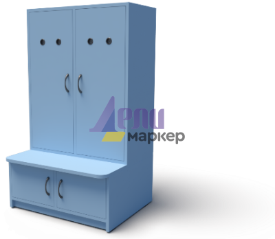 ДВУКРИЛЕН ГАРДЕРОБ МОНТЕСИТО