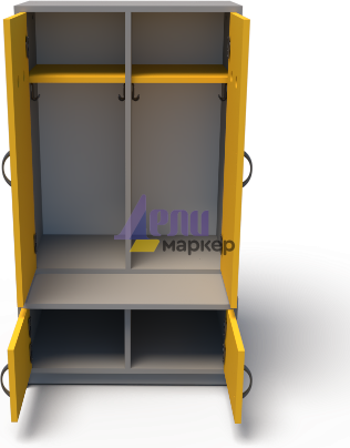 ДВУКРИЛЕН ГАРДЕРОБ МОНТЕСИТО