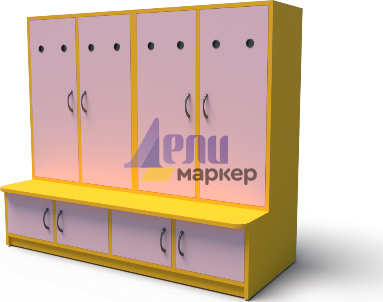 Четирикрилен гардероб Далинда