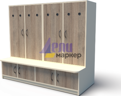 Четирикрилен гардероб Далинда