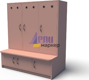 Трикрилен гардероб ТЕДИ