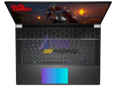 Лаптоп Dell Alienware x16 R2, Intel Core Ultra 9 185 H( 16 cores, 2.30 to 5.10 GHz), 16.0" QHD+ (2560x1600) 240Hz, 3ms, FHD IR Cam, 32GB, 2x16GB, DDR5, 5600 MT/s, 1 TB, M.2, PCIe NVMe, SSD, RTX 4080, 12GB GDDR6, Wifi 7, Win11 Pro, 3Y PS