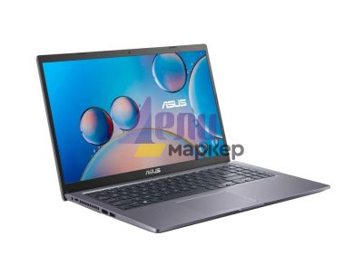 Лаптоп Asus 15 X515EA-BQ522, Intel Core i5-1135G7 2.4 GHz, (8M Cache, up to 4.2 GHz), 15.6" IPS-level Panel, FHD, (1920x1080), DDR4 16GB(8ON BD.), SSD 512G PCIE G3X2, No OS, Slate Grey