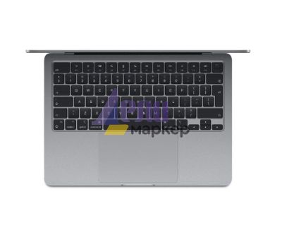 Лаптоп Apple 13-inch MacBook Air: Apple M3 chip with 8-core CPU and 10-core GPU, 24GB, 512GB SSD - Space Grey