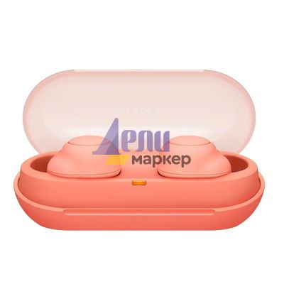 Слушалки Sony Headset WF-C500, orange