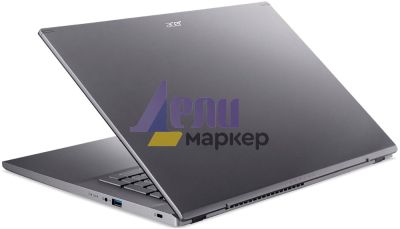 Лаптоп Acer Aspire 5, A517-53G-71KN, Intel Core i7-1260P (3.4GHz up to 4.70GHz, 18MB), 17.3" FHD IPS slim bezel LCD, 8 GB DDR4, 1024GB PCIe NVMe SSD, 1*M.2 slot free, nVidia GeForce RTX 2050 4GB GDDR6, WIFI AX, BT, HD Cam, KB Backlight, FPR, Linux, Steel