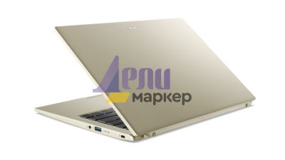 Лаптоп Acer Swift 3, SF314-512-55KB, Intel Core i5-1240P (up to 4.40 GHz, 12MB), 14" FHD IPS, 8GB LPDDR4, 512GB PCIe NVMe SSD, Intel UHD, WIFI 6E, BT, FHD Cam,FPR, Linux, Gold