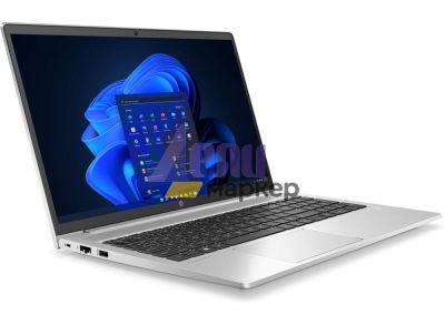 Лаптоп HP ProBook 450 G9, Core i5-1235U(up to 4.4GHz/12MB/10C), 15.6" FHD UWVA AG, 8GB 3200Mhz 1DIMM, 512GB PCIe SSD, NVIDIA GeForce MX570A 2GB GDDR6, WiFi 6AX211 a/x + BT 5.2, FPR, Backlit Kbd, 3C Batt, Free DOS, 2Y NBD On Site