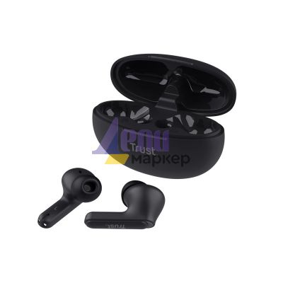 Слушалки TRUST Yavi Bluetooth ENC Earbuds Black