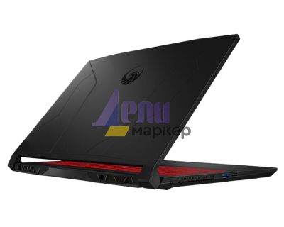 Лаптоп MSI Bravo 15 B5ED, RX6500M GDDR6 4GB, 15.6" FHD (1920x1080), 144Hz, IPS-Level, AMD Ryzen 7 5800H (8C/16T, 16MB L3), DDR4 16GB 3200MHz (8GBx2), 512GB NVMe PCIe Gen3x4 SSD, NO M.2 slot free, Wi-Fi 6E, Single backlight KB(Red), 3-Cell 53.5Whr, No OS,2