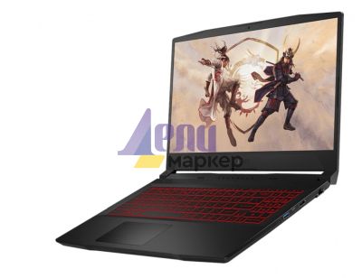Лаптоп MSI Katana GF66 12UEOK, RTX3060 GDDR6 6GB, 15.6" FHD (1920x1080), 144Hz, i7-12700H, DDR5 16GB 4800MHz (8GBx2), 1TB NVMe PCIe SSD Gen4x4, 2x M.2 (1 slot free), Intel Wi-Fi 6, BT5.2, RGB Keyboard, 3-Cell 53.5Whr, No OS, 2.25 kg, 2Y