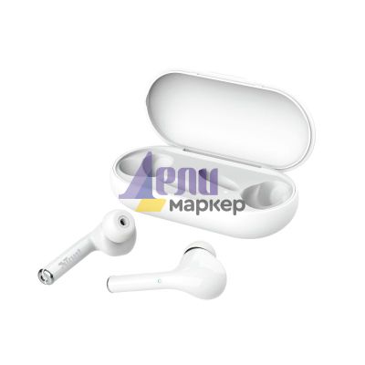 Слушалки TRUST Nika Touch Bluetooth Earphones White