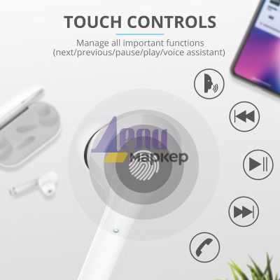 Слушалки TRUST Nika Touch Bluetooth Earphones White