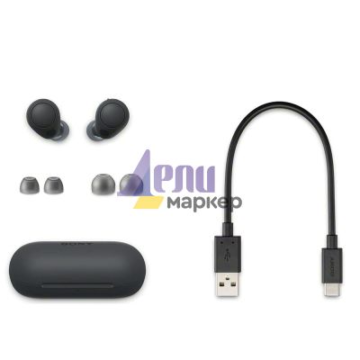 Слушалки Sony Headset WF-C700N, black