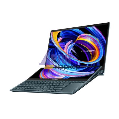 Лаптоп Asus Zenbook Pro Duo 15 OLED UX582ZW-OLED-H941X, Screen Pad Plus, Intel Core i9-12900H 3.8 GHz(24M Cache,up to 5.0 GHz,14 cores),15.6"OLED 4KUHD (3840x2160),Touch,32GB DDR5 on BD.,1TB PCIe4.0 ,RTX 3070 Ti 8GB, WiFi 6.0, Illum.Kb.,Win 11 Pro 64, Blu
