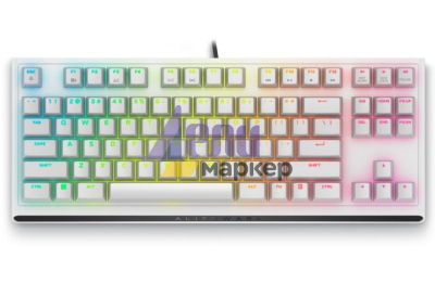 Клавиатура Dell Alienware Tenkeyless Gaming Keyboard - AW420K - US (QWERTY) - Lunar Light