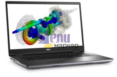 Лаптоп Dell Precision 7770, Intel Core i9-12950HX (16 cores, 30 MB cache, up to 5.00 GHz), 17.3" FHD (1920x1080) AG 500 nits, 32GB, 1x32GB NECC 4800MHz DDR5, 1 TB SSD PCIe M.2, NVIDIA RTX A4500, 16 GB GDDR6, Wi-Fi 6E, BT, Backlit Kbd, Windows 11 Pro, 3Yr