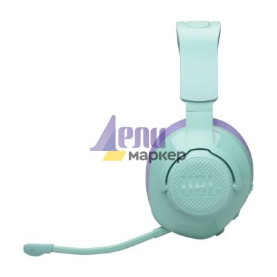 Слушалки JBL QUANTUM 360 CYN Wireless over-ear gaming headset with surround sound and detachable mic