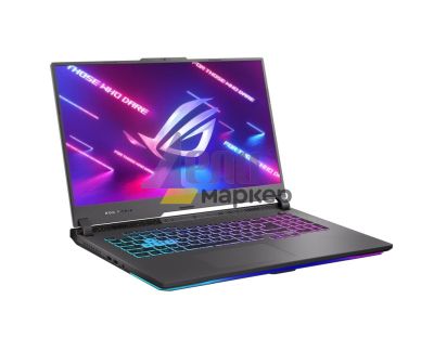 Лаптоп Asus ROG Strix G17 G713PU-LL052W,AMD Ryzen 9 7845HX (12-core/24-thread, 64MB L3 cache, up to 5.2 GHz max boost), 17.3" WQHD (2560 x 1440) 16:9 240Hz,16GB DDR5 , 1TB SSD,  RTX 4050 ,6GB GDDR6, WiFi 6,RGB, Windows 11,Eclipse Gray