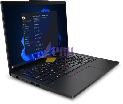 Лаптоп Lenovo ThinkPad L14 G5 Intel Core Ultra 7 155U (up to 4.8GHz, 12MB), 16GB DDR5-5600, 512GB SSD, 14" WUXGA (1920x1200) IPS AG, Intel Graphics, 5MP&IR Cam, Backlit KB, Black, WLAN, BT, 3cell, SCR, FPR, DOS, 3Y Onsite