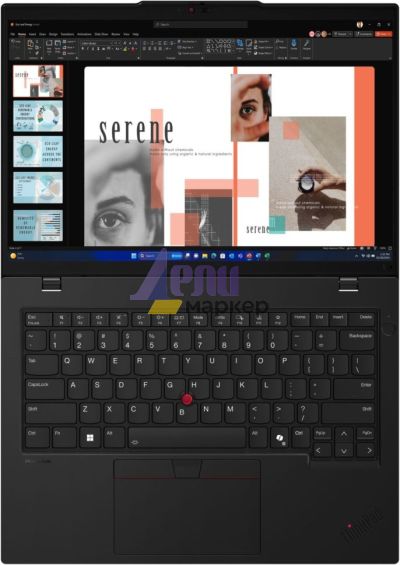 Лаптоп Lenovo ThinkPad L14 G5 Intel Core Ultra 7 155U (up to 4.8GHz, 12MB), 16GB DDR5-5600, 512GB SSD, 14" WUXGA (1920x1200) IPS AG, Intel Graphics, 5MP&IR Cam, Backlit KB, Black, WLAN, BT, 3cell, SCR, FPR, DOS, 3Y Onsite
