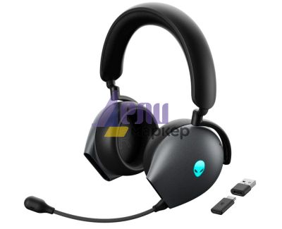 Слушалки Dell Alienware Tri-Mode Wireless Gaming Headset | AW920H (Dark Side of the Moon)