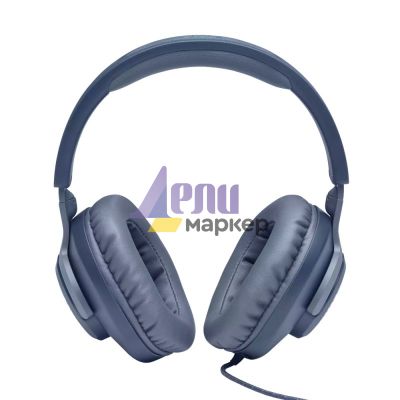 Слушалки JBL QUANTUM 100 BLU Wired over-ear gaming headset with a detachable mic