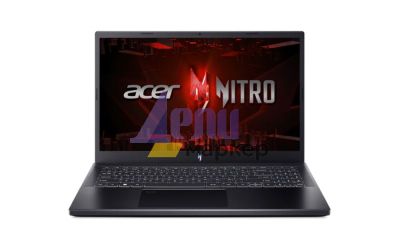 Лаптоп Acer Nitro V15, ANV15-51-55LV, Intel Core i5-13420H (up to 4.60 GHz, 12MB), 15.6" FHD IPS SlimBezel 144Hz, 16GB DDR5, 512GB PCIe NVMe SSD, GeForce RTX 3050 6GB GDDR6, INTEL 2X2 AX+BT, HD Cam, FP, KB Backlight, Linux, Black