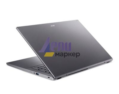 Лаптоп Acer Aspire 5, A517-53-57ZF, Intel Core i5-12450H (up to 4.40 GHz, 12MB), 17.3" FHD (1920x1080) IPS SlimBezel AG, 16GB DDR4 (2x8GB), 512GB PCIe NVMe SSD, Intel UMA, HD Cam, 802.11ax, BT 5.1, Backlit Kbd, No OS, Gray