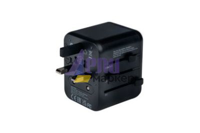 Адаптер Verbatim UTA-01 Universal Travel Adapter with 2 x USB-A ports
