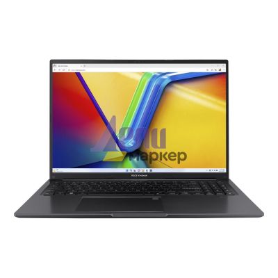 Лаптоп Asus Vivobook 16 X1605ZA-MB531, Intel Core i5-1235U 1.3 GHz,(8M Cache, up to 4.4 GHz), 16" WUXGA (1920 x 1200) 16:10 aspect ratio, DDR4 16GB(8ON BD.), SSD 1TB PCIE G3X2, Indie Black