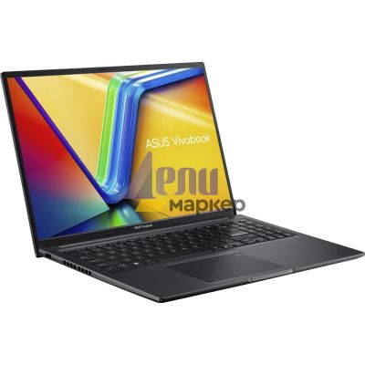Лаптоп Asus Vivobook 16 X1605ZA-MB321W, Intel Core i3-1215U, 1.2 GHz (10M Cache, up to 4.4 GHz, 6 cores), 16 ''WUXGA (1920 x 1200) 16:10, 300 nits,AG,8GB DDR4 (ON BD.),512G PCIEG3 SSD,Intel UHD Graphics, Windows 11,Ili.Kbd.,Indie Black
