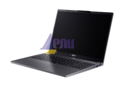 Лаптоп Acer Aspire GO 15, AG15-51P-51LW, Intel Core i5-1334U (up to 4.60GHz, 12MB), 15.3" WUXGA (1920x1200) IPS SlimBezel, 16 GB DDR5 (1 slot free), 512GB PCIe NVMe SSD, Intel Iris Xe Graphics, Wifi 802.11AX, BT 5.2, FHD Cam, No OS, Steel Gray