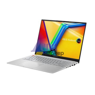 Лаптоп Asus Vivobook Pro K6602ZE-OLED-MX731X,Intel Core i7-12700H , 2.3 GHz (24M Cache, up to 4.7 GHz, 6P+8E cores), 16" 3.2K (3200 x 2000) OLED 16:10,16GB DDR4 (ON BD.)1 TB PCIEG3 SSD, RTX 3050 Ti , 4 GB, Windows 11 Pro,Ili.Kbd.,Cool Silver
