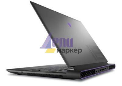 Лаптоп Dell Alienware m18 R2, Intel Core i7 14650HX (16-Core, 30MB L3 Cache, up to 5.2GHz), 18" QHD+ (2560x1600) 165Hz, 3ms, FHD IR Cam, 32GB,DDR5, 5600 MT/s, 1TB SSD, RTX 4060 8GB GDDR6, Wifi 7 Ready, BT, Win11 Pro, Dark Metallic+Dell Alienware AW920H